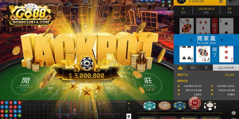 Trò chơi trong live casino - Baccarat, Blackjack, Roulette