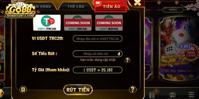 Những lưu ý khi gamers thực hiện Rút tiền Go88