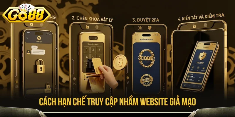 Hướng dẫn để tránh vào nhầm trang web giả mạo